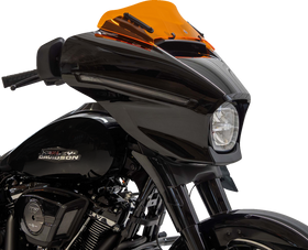 KLOCK WERKS Kolor Flare* Windshield - 6-1/2" - Orange - FLHX KWW-01-0742