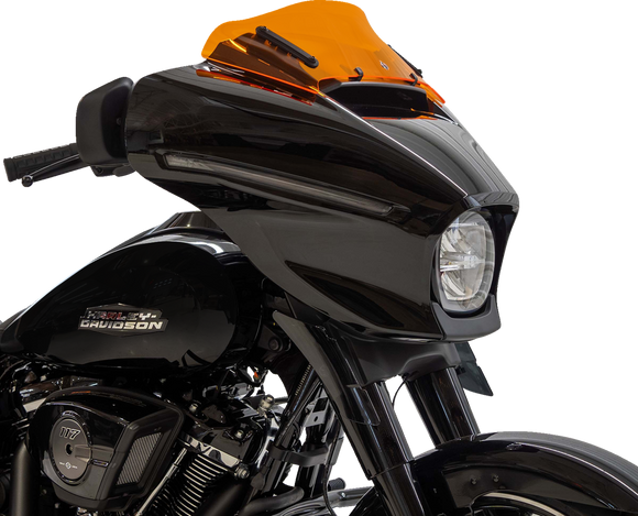 KLOCK WERKS Kolor Flare* Windshield - 6-1/2" - Orange - FLHX KWW-01-0742