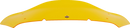 KLOCK WERKS Kolor Flare* Windshield - 6-1/2" - Yellow - FLHX KWW-01-0743