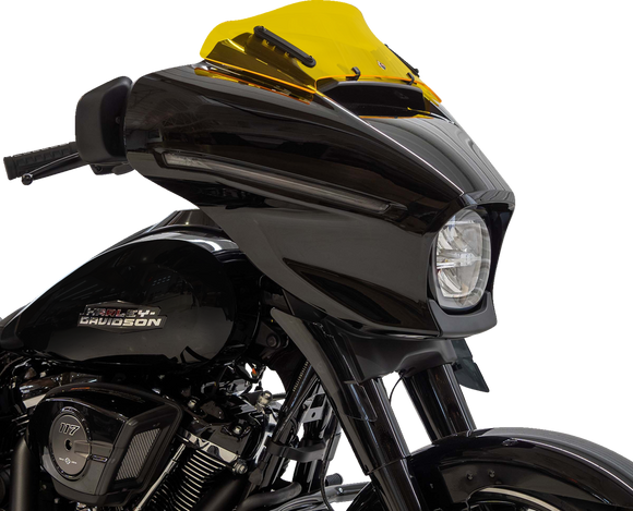 KLOCK WERKS Kolor Flare* Windshield - 6-1/2" - Yellow - FLHX KWW-01-0743