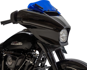KLOCK WERKS Kolor Flare* Windshield - 6-1/2" - Blue - FLHX KWW-01-0745