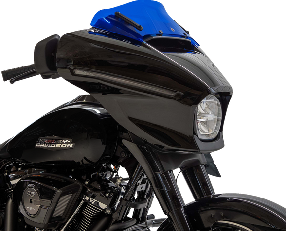 KLOCK WERKS Kolor Flare* Windshield - 6-1/2" - Blue - FLHX KWW-01-0745