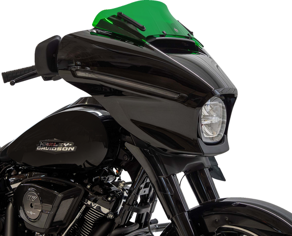 KLOCK WERKS Kolor Flare* Windshield - 6-1/2" - Green - FLHX KWW-01-0744
