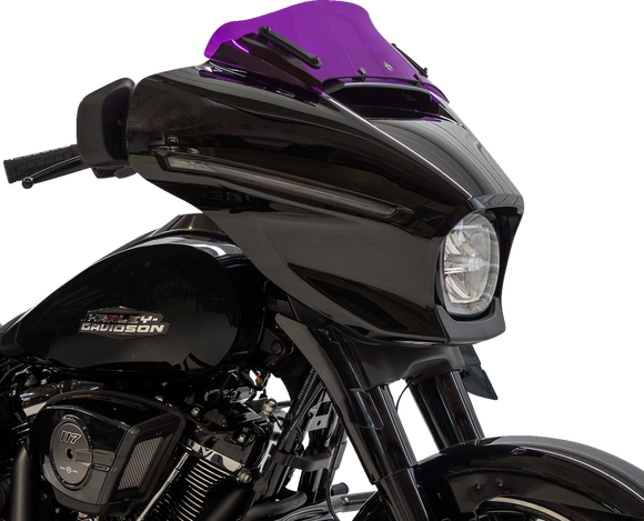 KLOCK WERKS Kolor Flare* Windshield - 6-1/2" - Purple - FLHX KWW-01-0746