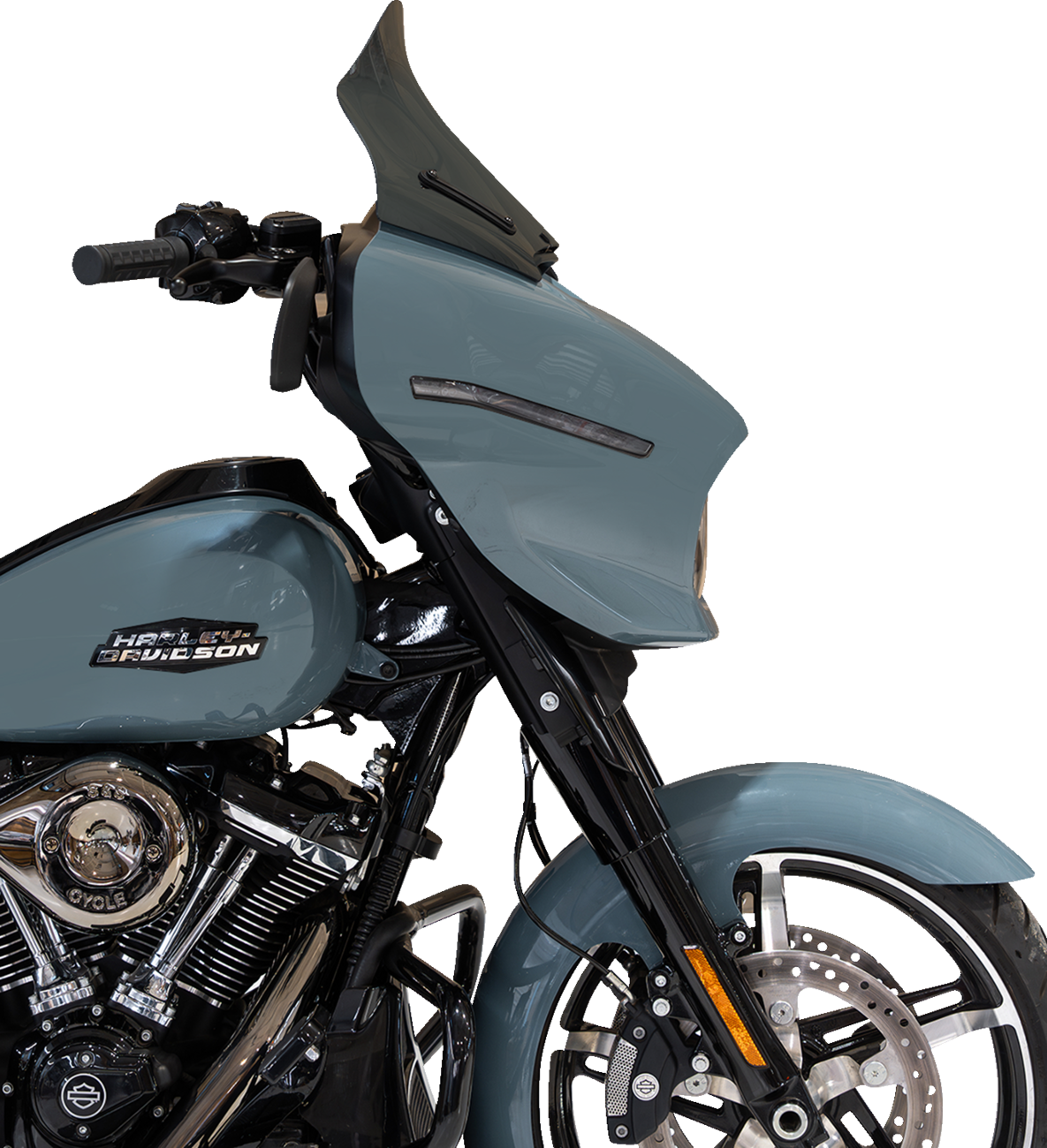 KLOCK WERKS Flare* Windshield - 12" - Dark Smoke - FLHX KWW-01-0762-DS