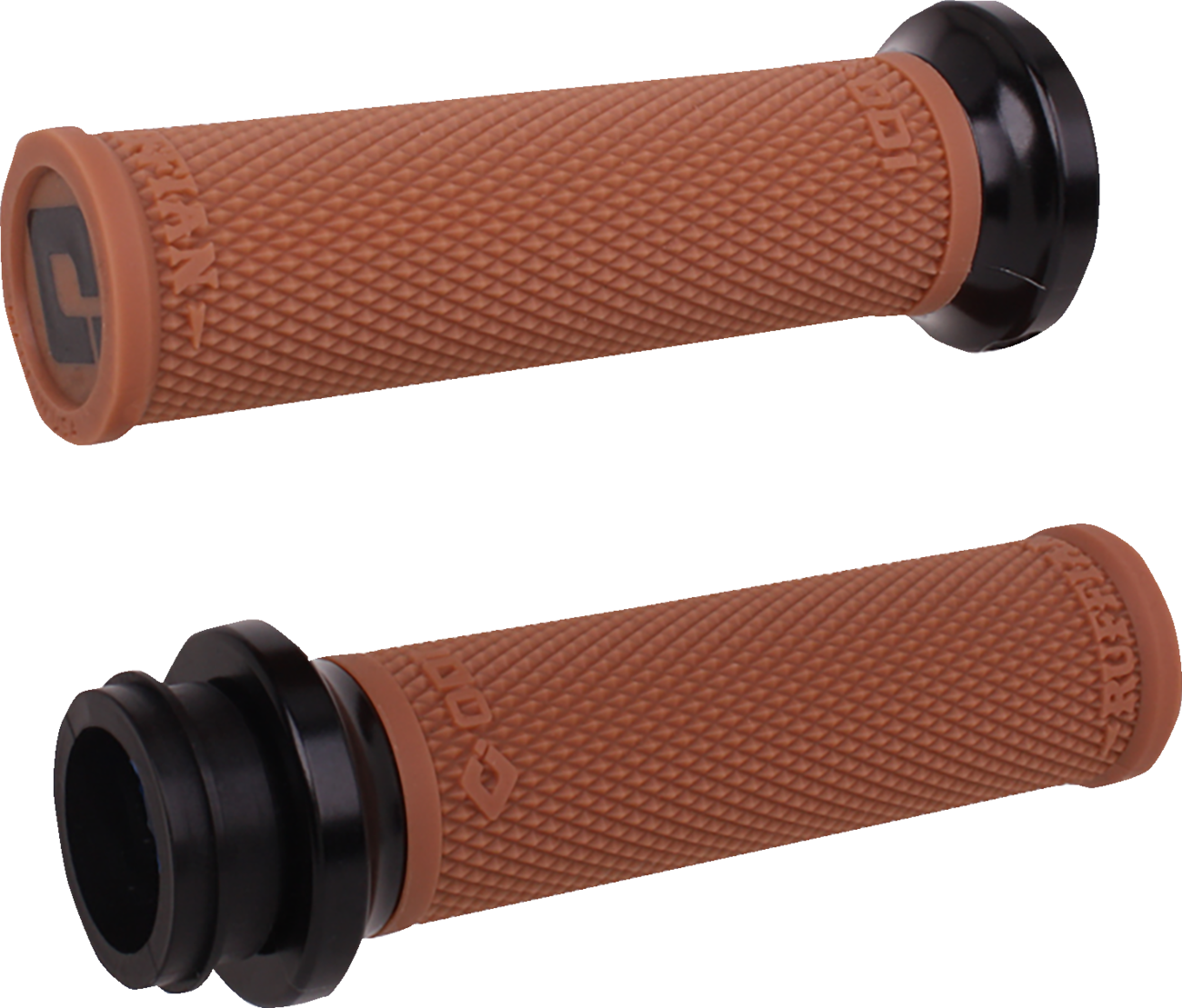 ODI Ruffian Lock-On Street Grips - TBW - Gum/Black V30HTWGR-B