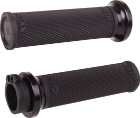 ODI Ruffian Lock-On Street Grips - Cable - Black/Black V30HCWB-B