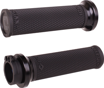 ODI Ruffian Lock-On Street Grips - Cable - Black/Black V30HCWB-B