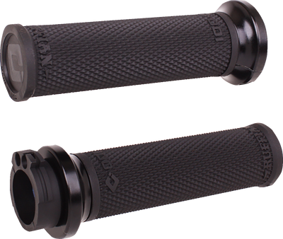 ODI Ruffian Lock-On Street Grips - Cable - Black/Black V30HCWB-B