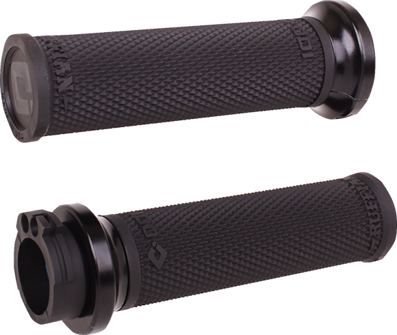ODI Ruffian Lock-On Street Grips - Cable - Black/Black V30HCWB-B