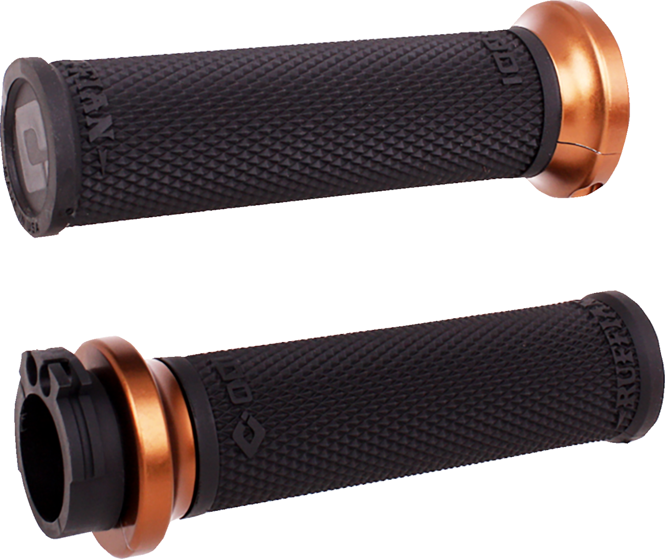 ODI Ruffian Lock-On Street Grips - Cable - Black/Bronze V30HCWB-Z