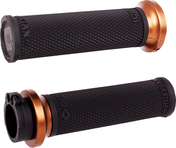 ODI Ruffian Lock-On Street Grips - Cable - Black/Bronze V30HCWB-Z