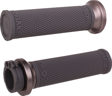 ODI Ruffian Lock-On Street Grips - Cable - Black/Gunmetal V30HCWH-H