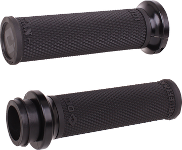 ODI Ruffian Lock-On Street Grips - TBW - Black/Black V30HTWB-B