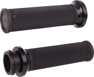 ODI Ruffian Lock-On Street Grips - TBW - Black/Black V30HTWB-B