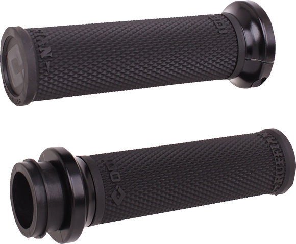 ODI Ruffian Lock-On Street Grips - TBW - Black/Black V30HTWB-B