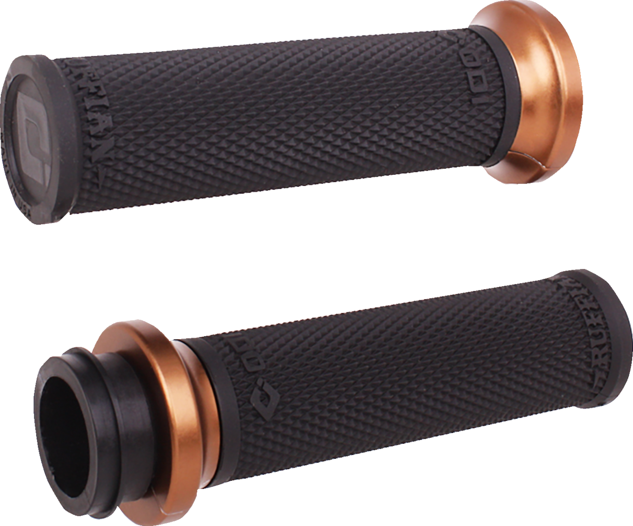 ODI Ruffian Lock-On Street Grips - TBW - Black/Bronze V30HTWB-Z