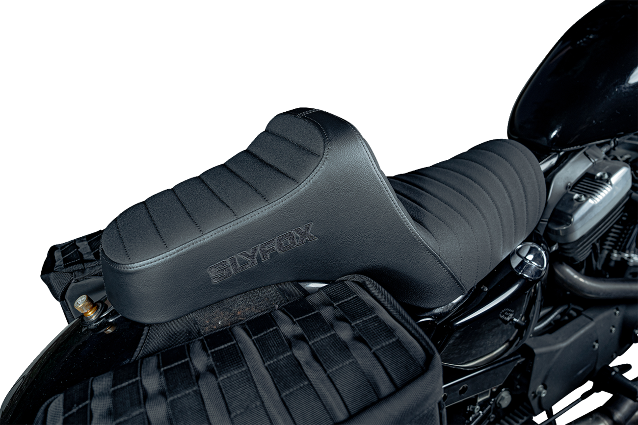 SLYFOX Highnoon Seat - Vinyl - Classic Stitch - Black Logo - XL 4709A-SlyFox