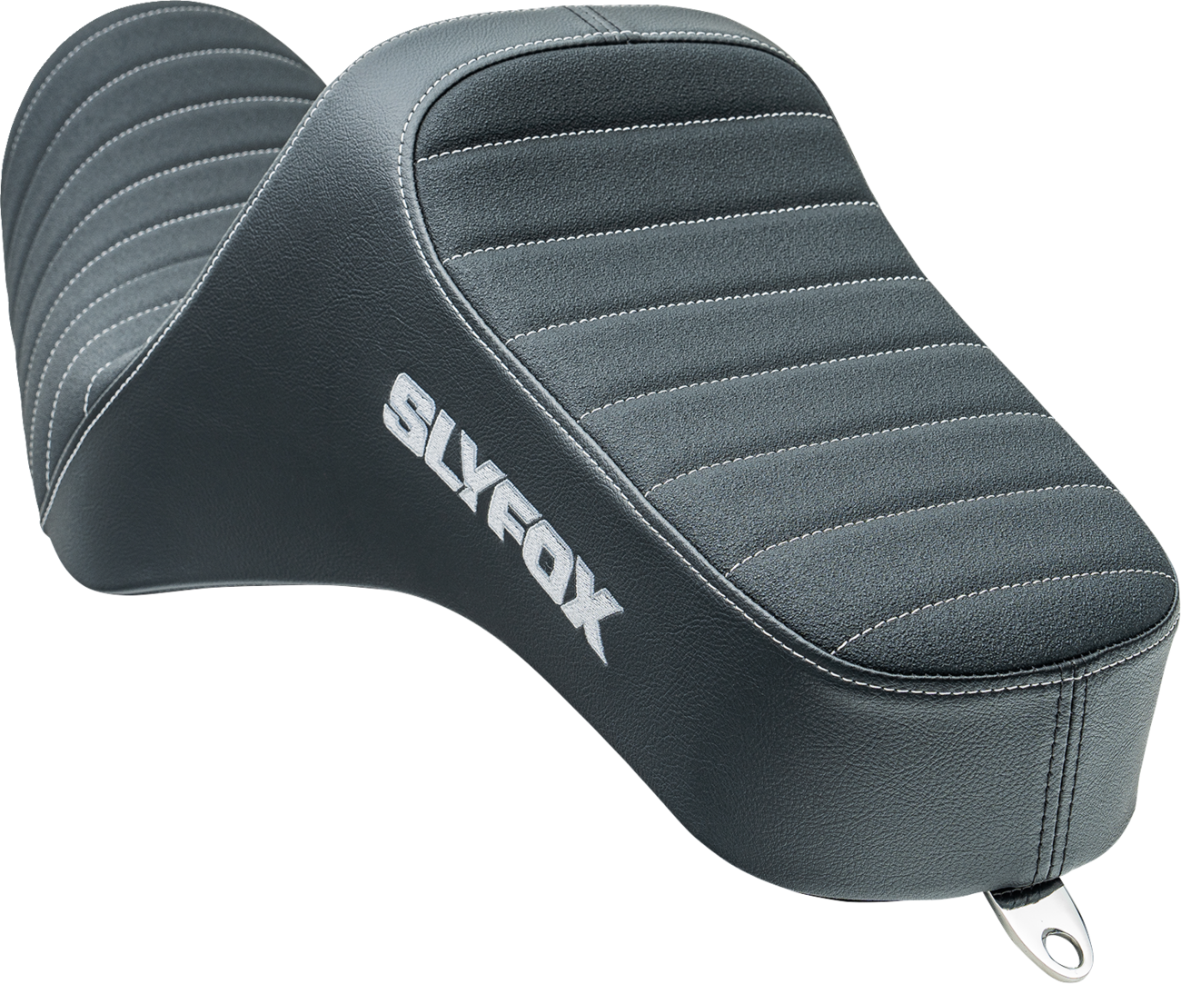 SLYFOX Highnoon Seat - Vinyl - Classic Stitch - Silver Logo - XL 4709B-SlyFox