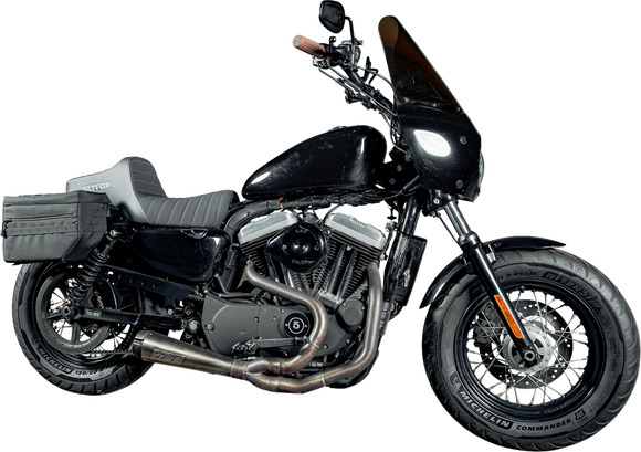 SLYFOX Highnoon Seat - Vinyl - Classic Stitch - Silver Logo - XL 4709B-SlyFox