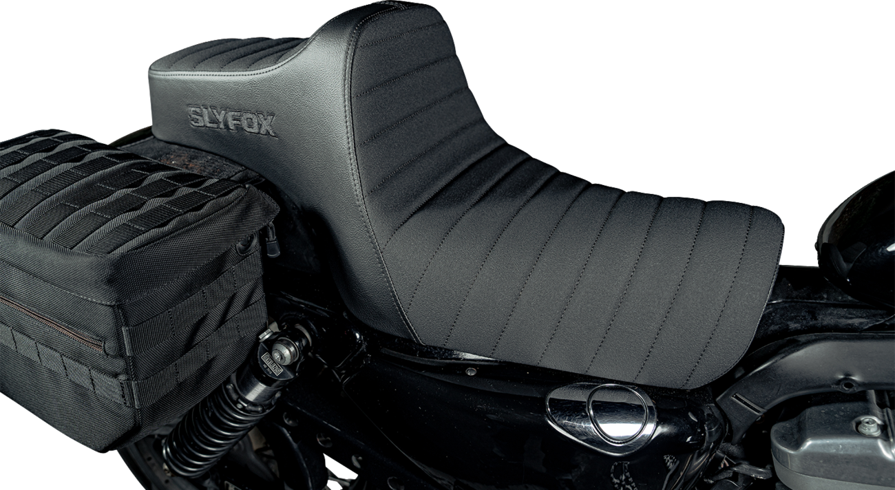 SLYFOX Highnoon Seat - Vinyl - Classic Stitch - Black Logo - XL 4709A-SlyFox