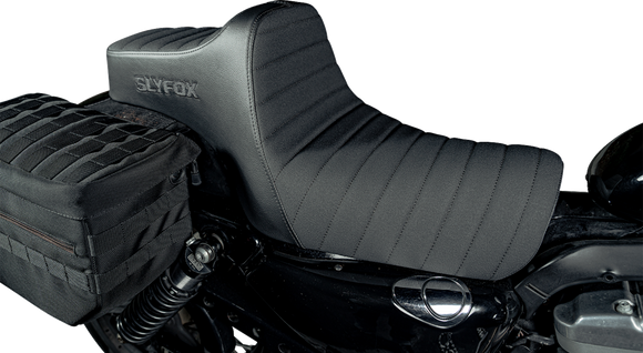 SLYFOX Highnoon Seat - Vinyl - Classic Stitch - Black Logo - XL 4709A-SlyFox