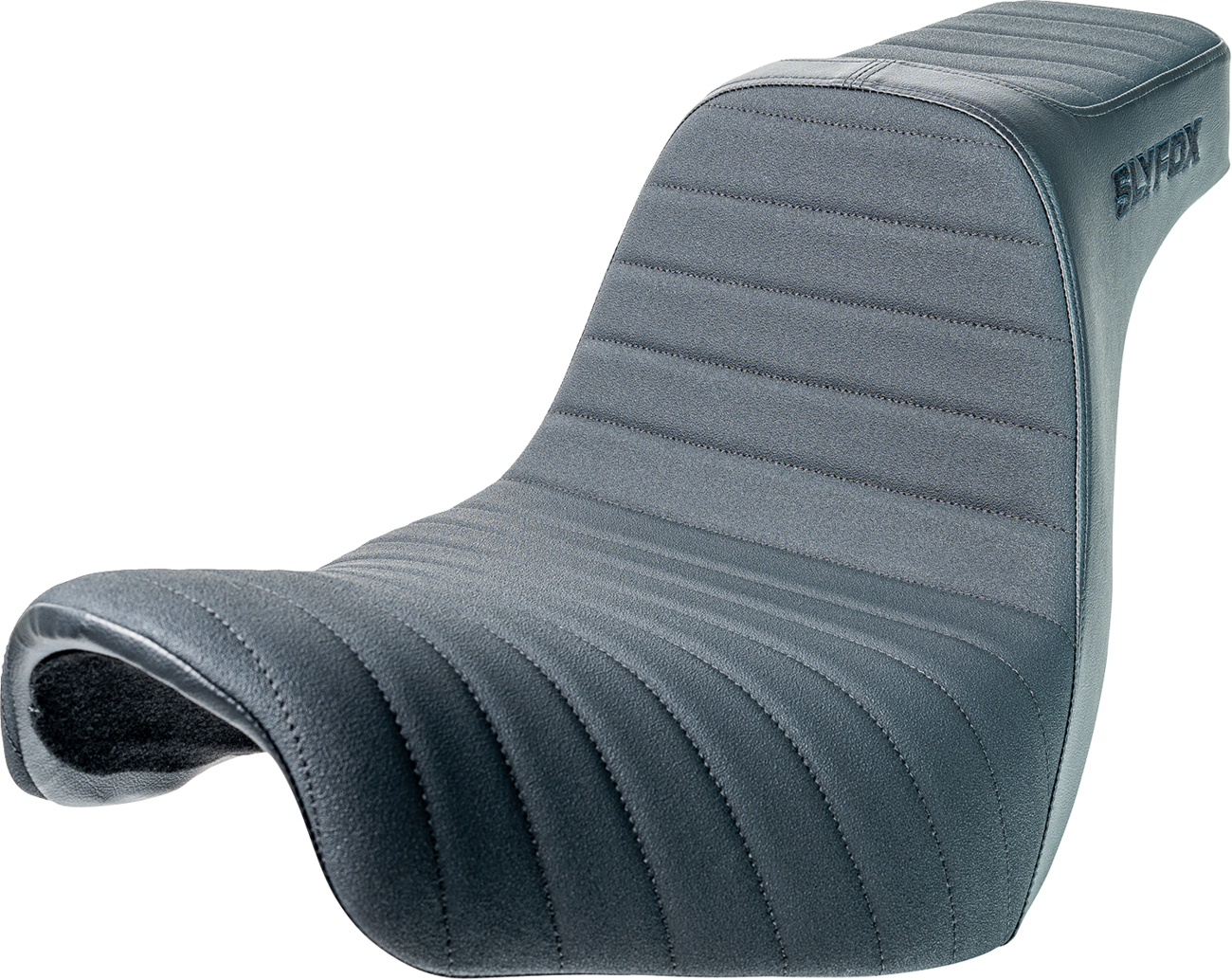 SLYFOX Highnoon Seat - Vinyl - Classic Stitch - Black Logo - FL/FX '18-'24 4701A-slyfox
