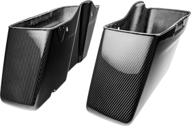 SLYFOX Saddlebag Bottoms - Carbon Gloss - FL '14-'23 1020-SBTC-G