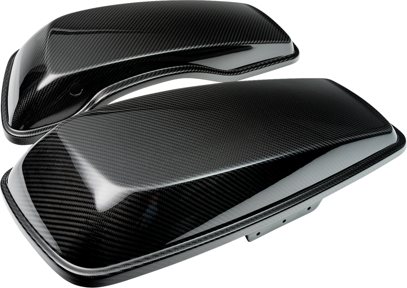 SLYFOX Saddlebag Lids - Carbon Gloss - FL '14-'23 1020-SBLC-G