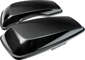 SLYFOX Saddlebag Lids - Carbon Gloss - FL '14-'23 1020-SBLC-G