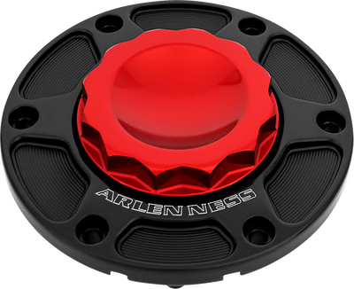 ARLEN NESS 12 Point Gas Cap - Red 701-017