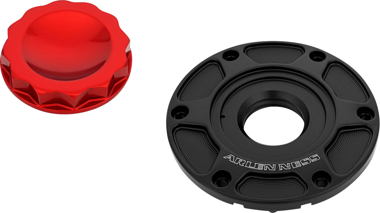ARLEN NESS 12 Point Gas Cap - Red 701-017