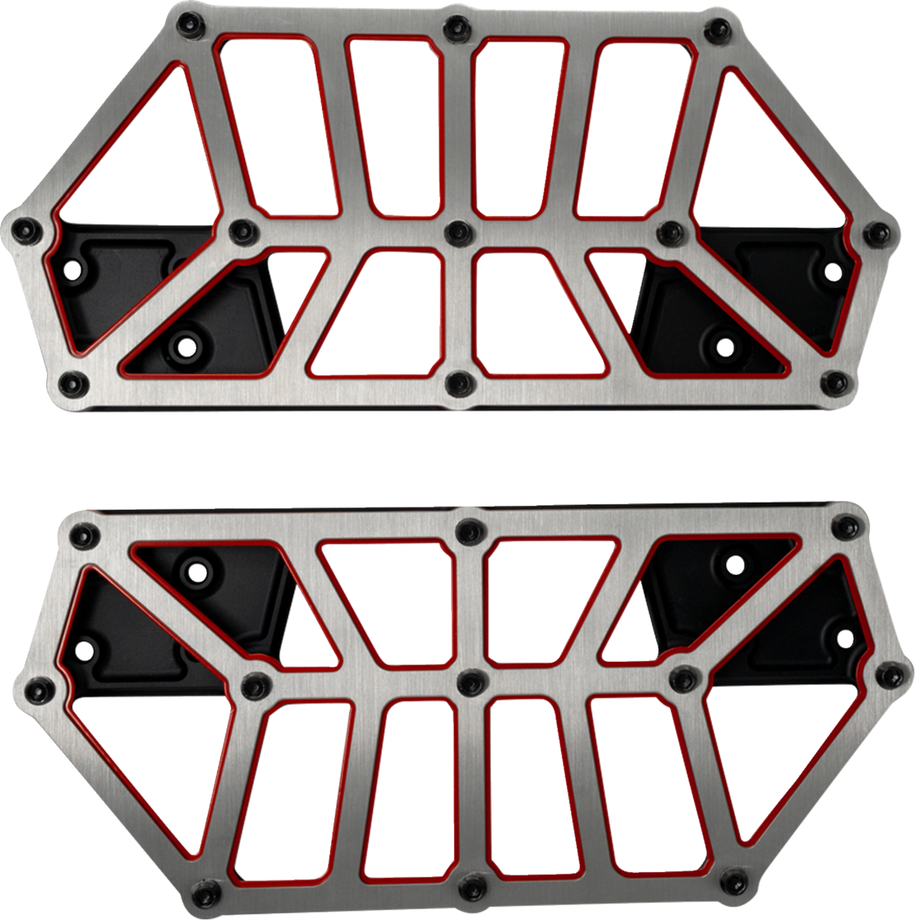 KODLIN USA NXL Floorboards - Black w/ Red Accent K73253-RL