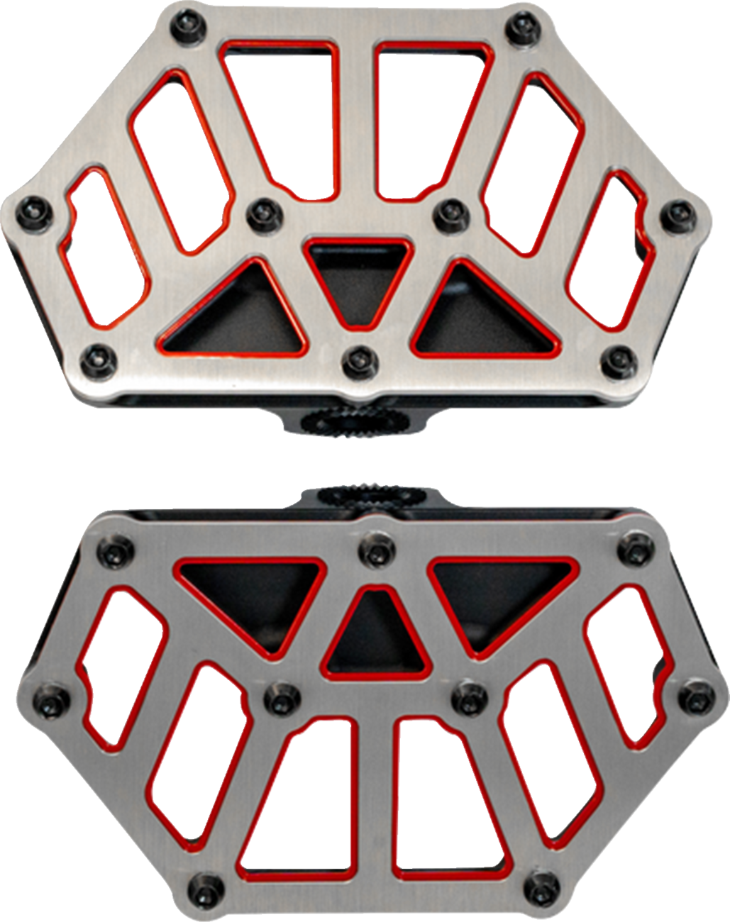 KODLIN USA NXL Mini Floorboards - Black w/ Red Accent K73254-RL