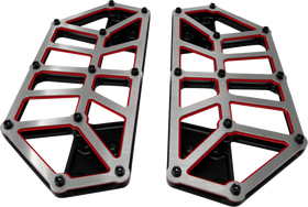 KODLIN USA NXL Floorboards - Black w/ Red Accent K73253-RL