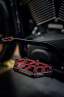 KODLIN USA NXL Mini Floorboards - Black w/ Red Accent K73254-RL