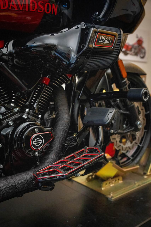 KODLIN USA NXL Floorboards - Black w/ Red Accent K73253-RL