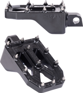 THRASHIN SUPPLY CO. Aggressor Footpegs - Rear - Black TSC-2022-1-D