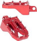 THRASHIN SUPPLY CO. Aggressor Footpegs - Rear- Red TSC-2022-2-D