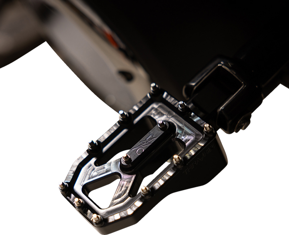 THRASHIN SUPPLY CO. Aggressor Footpegs - Rear - Black TSC-2022-1-D