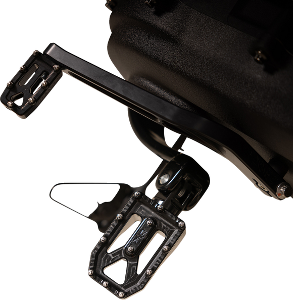 THRASHIN SUPPLY CO. Aggressor Footpegs - Rear - Black TSC-2022-1-D