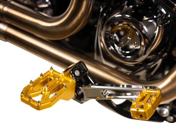THRASHIN SUPPLY CO. Aggressor Footpegs - Rear - Gold TSC-2022-5-D