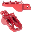 THRASHIN SUPPLY CO. Aggressor Footpegs - Front - Red TSC-2022-2-SF
