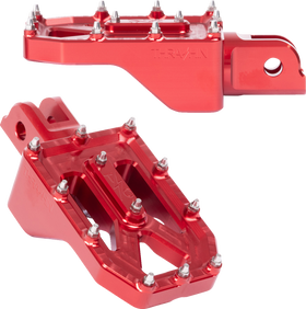 THRASHIN SUPPLY CO. Aggressor Footpegs - Front - Red TSC-2022-2-SF