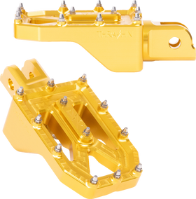THRASHIN SUPPLY CO. Aggressor Footpegs - Front - Gold TSC-2022-5-SF
