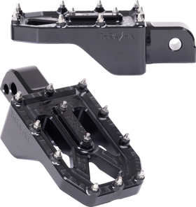 THRASHIN SUPPLY CO. Aggressor Footpegs - Rear - Black TSC-2022-1-SR