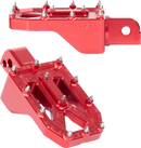 THRASHIN SUPPLY CO. Aggressor Footpegs - Rear - Red TSC-2022-2-SR