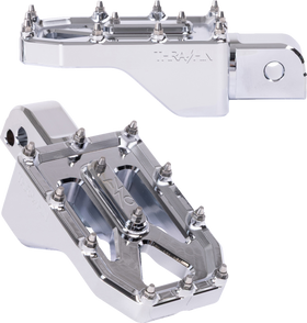 THRASHIN SUPPLY CO. Aggressor Footpegs - Rear - Chrome TSC-2022-3-SR