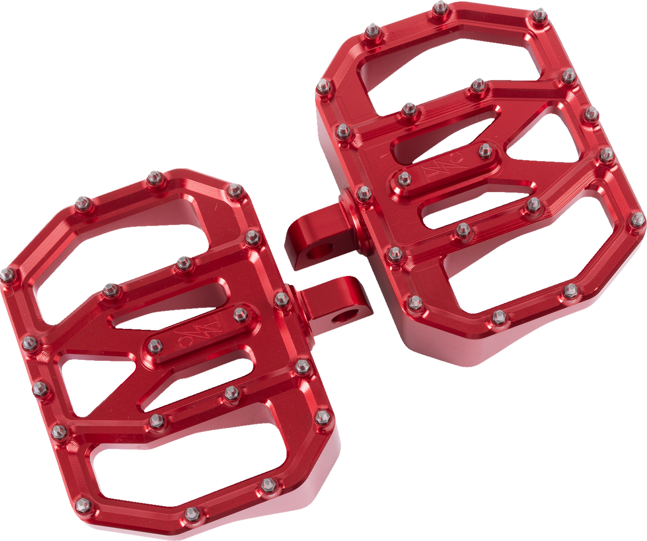 THRASHIN SUPPLY CO. Mini Aggressor Floorboards - Red - Rear TSC-2031-2-D