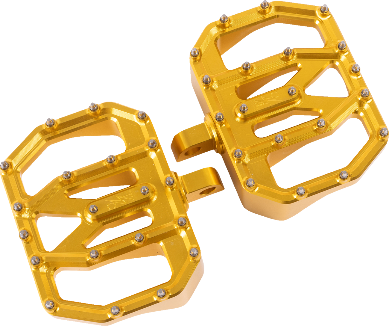 THRASHIN SUPPLY CO. Mini Aggressor Floorboards - Gold - Rear TSC-2031-5-D